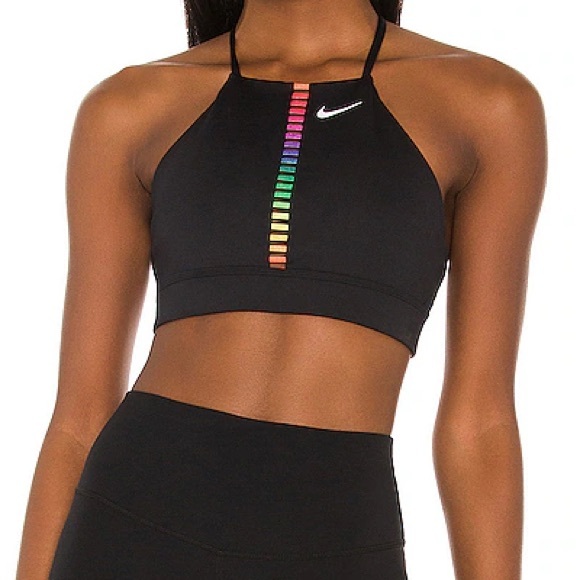 Nike Other - Nike Dri Fit Rainbow Indy Sports Bra